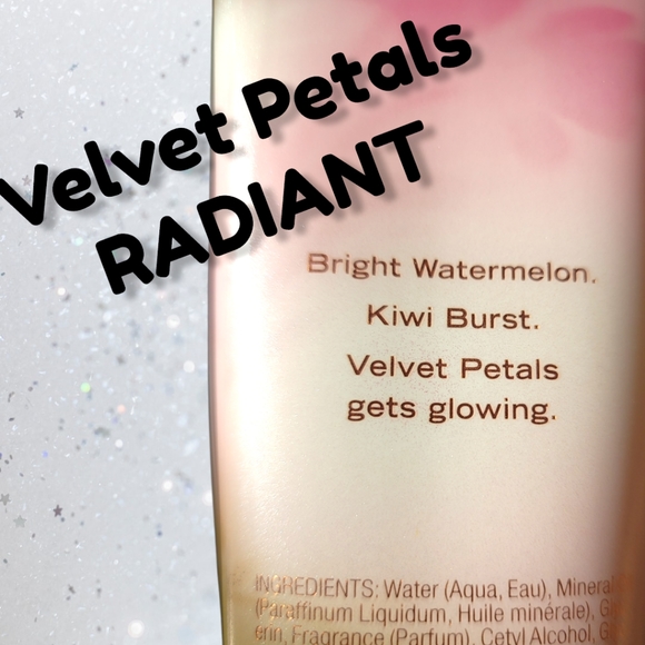 Victoria's secret lotion Velvet Petals RADIANT Fragrance lotion Nwt - Picture 3 of 4